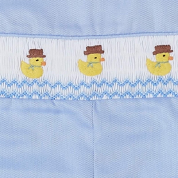 Duck Smocked Short All - Picture 2 of 2